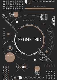 Geometric Tecno Black Coffee