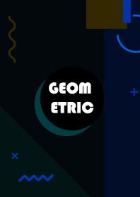 Simple Geometric Linen Black