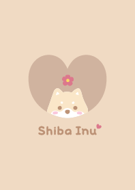 Shiba Inu2 Flower [OrangeYellow]