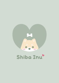 Shiba Inu2 Bone [green]
