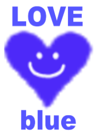 LOVE blue color
