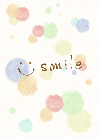 Smile -watercolor dot2-