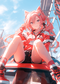 可愛貓娘開賽車