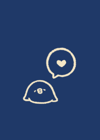 Chill out chick.(beige&blue03)