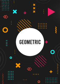Geometric Black 8