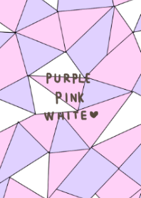 Adult pink & purple &white theme.