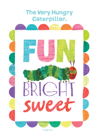 はらぺこあおむし　パステル水玉