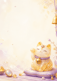 Citrine Opal Cat Bell Fortune