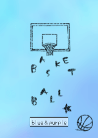 basketball blue&purple