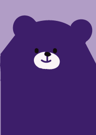でっかいくまさんダークパープル