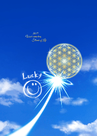 Lucky Smile & Flower of Life in the Sky1