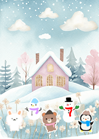 Kawaii scandinavian style(Winter-940)