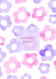 watercolor pattern 3J