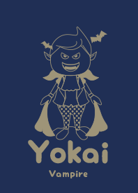 Yokai Vampire Navy blue
