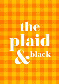 the plaid and black