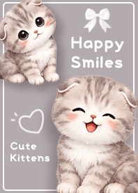 Happy Smiles Cute Kittens