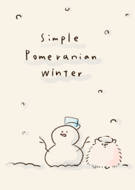 simple Pomeranian winter.