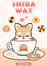 柴犬ワット - お茶の時間