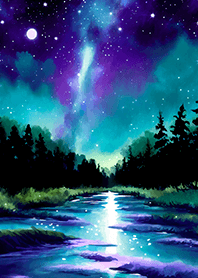 Beautiful starry night view#1385