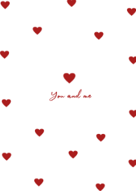 pattern heart (red)