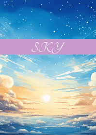 Divine Sky on light purple