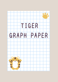 TIGER GRAPH PAPER-BEIGE