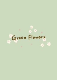 Flowers Theme -green-