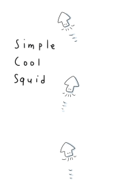 simple Cool squid.