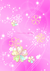 Fortune up Lucky 5 Leaf Clover Pink ver.