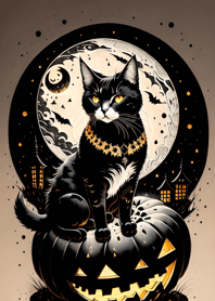 halloween cat b46CCb