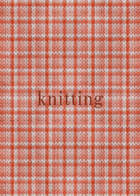 Checked knitting 31