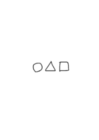 Simple shape,circle, triangle, square