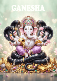Ganesha, may money, become rich. 3JP