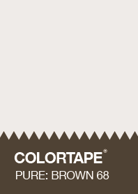 COLORTAPE II PURE-COLOR BROWN NO.68