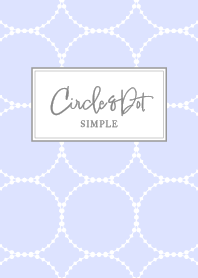 Circle&Polka Dots / Lavender Purple