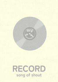 RECORD_shout Mist WHT