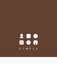 シンプル（brown)V.272