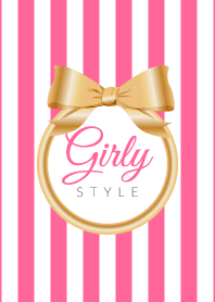 Girly Style-GOLDStripes-ver.16