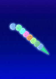 8 Stacked Ice Blue Purple