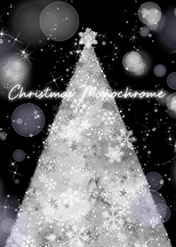 クリスマス モノクローム