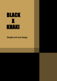 BLACK X KHAKI