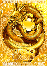 Dragon god of money luck 888