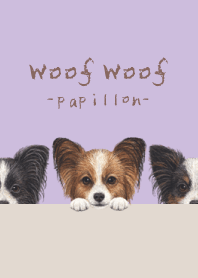 Woof Woof - Papillon - LAVENDER