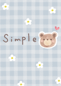 Cute cute simple bear14.