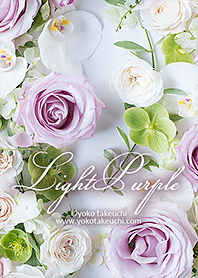 Light Purple ～バラのフラワーアート～