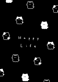 小貓咪. black white