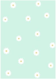 flowers bloom_mintgreen