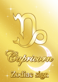 12星座 黄金の山羊座マーク Line 着せかえ Line Store