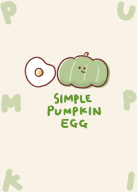 simple Pumpkin fried egg beige