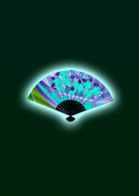 Fan light blue with a good sense